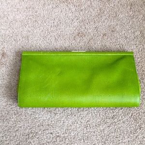 Banana Republic Leather Clutch Purse